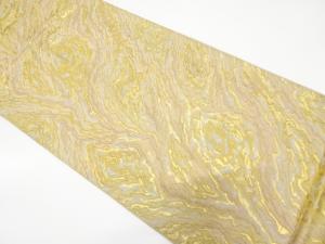 アンティーク　霞模様織り出し袋帯（材料）